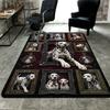 Dalmatiner-Erbe Muster Teppich Bodenmatte für Wohnzimmer oder Schlafzimmer Weicher und Bequemer Teppich ein Geschenk für Geburtstag und Feiertag.