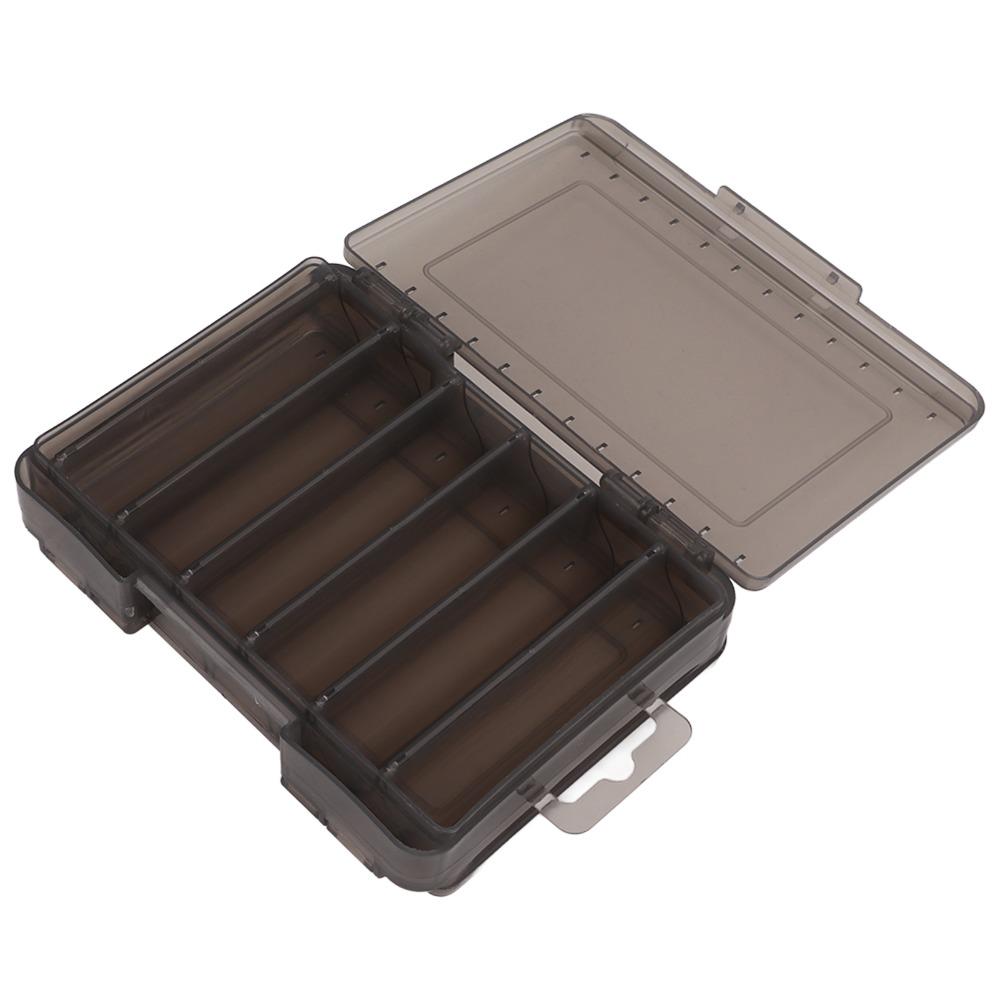 2PCS with Handle Hard Lure Storage Case V-type 12 Slots Bait Organizer Case  For Anglers
