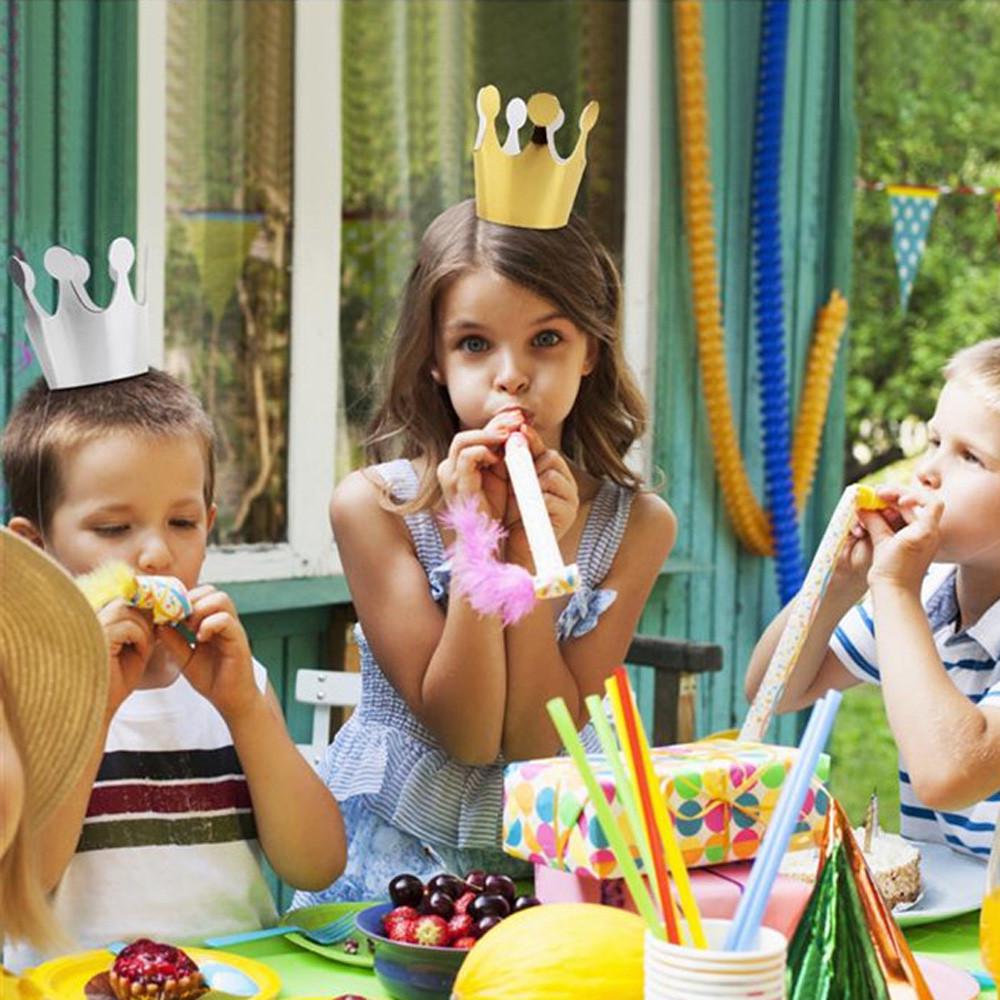 6pcs niños adultos de cumpleaños sombreros gorra príncipe princesa 6pcs niños adultos de cumpleaños sombreros gorra príncipe princesa