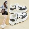 Women's Vulcanized Shoes 2026 New Non Slip Lace Up Platforms Sneakers Comfortable Casual Shoes Height Increase Women's Shoes