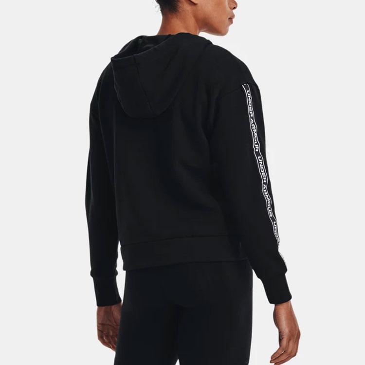 Under Armour Dámska tréningová bunda s kapucňou na zips Čierne bundy 1366955-001