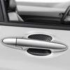4PCS Universal Car Carbon Fiber Stickers Door Handle Protector Film Anti Scratch