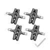 2/4/8 peças Pastilhas de Freio V para Bicicleta de Montanha Duráveis Universais Borracha Pastilha de Freio Sistema de Freio de Aço Inoxidável Bicicleta