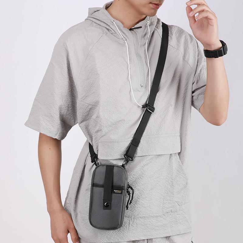 Herren Umhängetasche Outdoor Sporttasche Multifunktionale Leichte Handy-Tasche Schultertasche