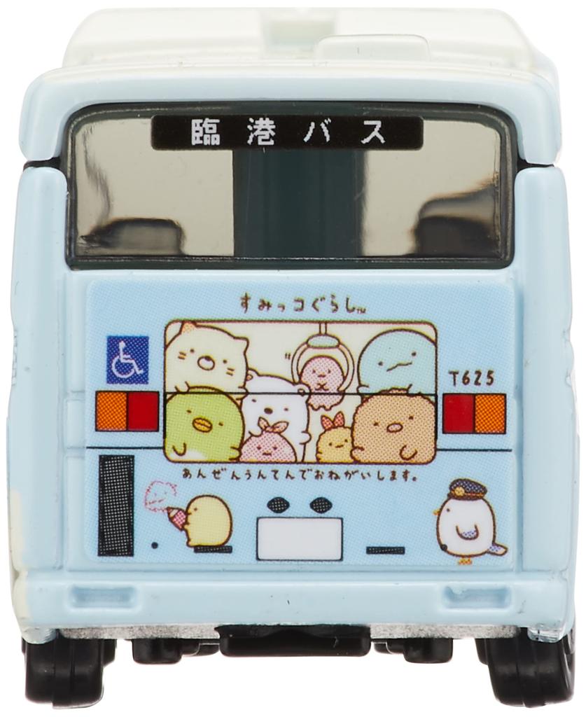 Takara Tomy Tomica 112 Isuzu Elga Sumikkogurashi x Rinko Bus Miniature Car Toy for Ages 3 and Up No. (Blister Packaging)