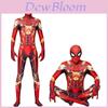Marvel Steel Spider-man Cosplay Costume Full Body Outfit With Hood
