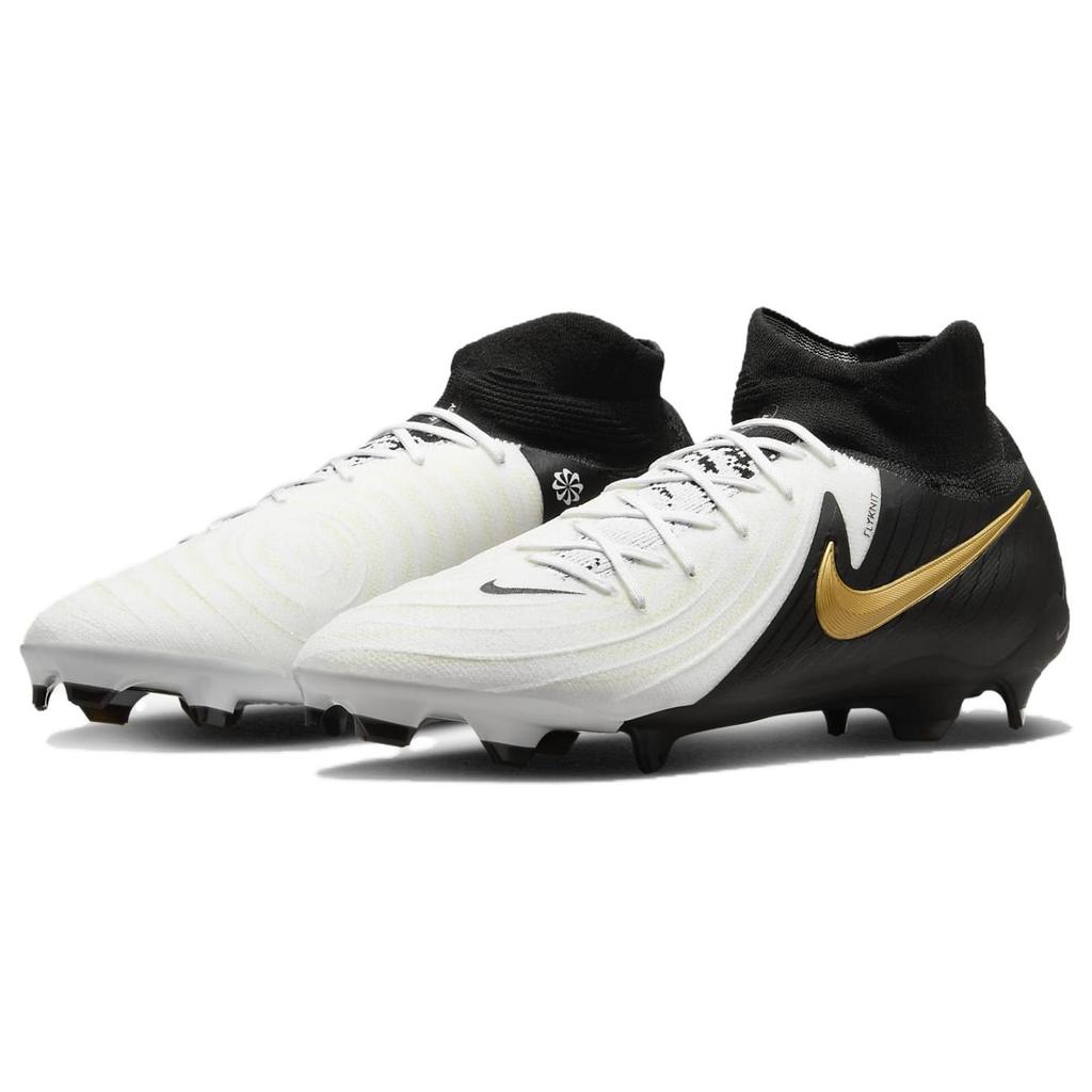 Nike Phantom Luna 2 Pro FG 'White Black Metallic Gold Coin' da Uomo FJ2575-100