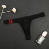 Low Rise Ice Silk Underpants See-through Bikini Briefs Simple Men's Thong  Male