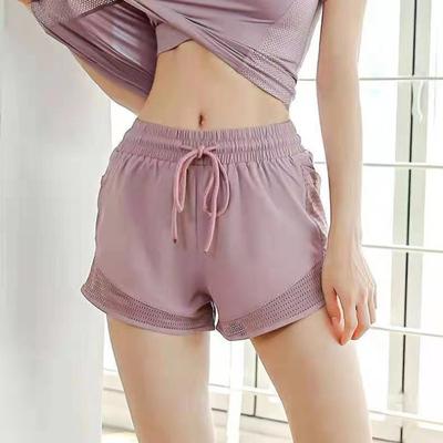 Shorts de sport pour femmes à double couche à séchage rapide, coupe ample anti-frottement, pour loisirs extérieurs, course à pied, fitness, entraînement, sport St