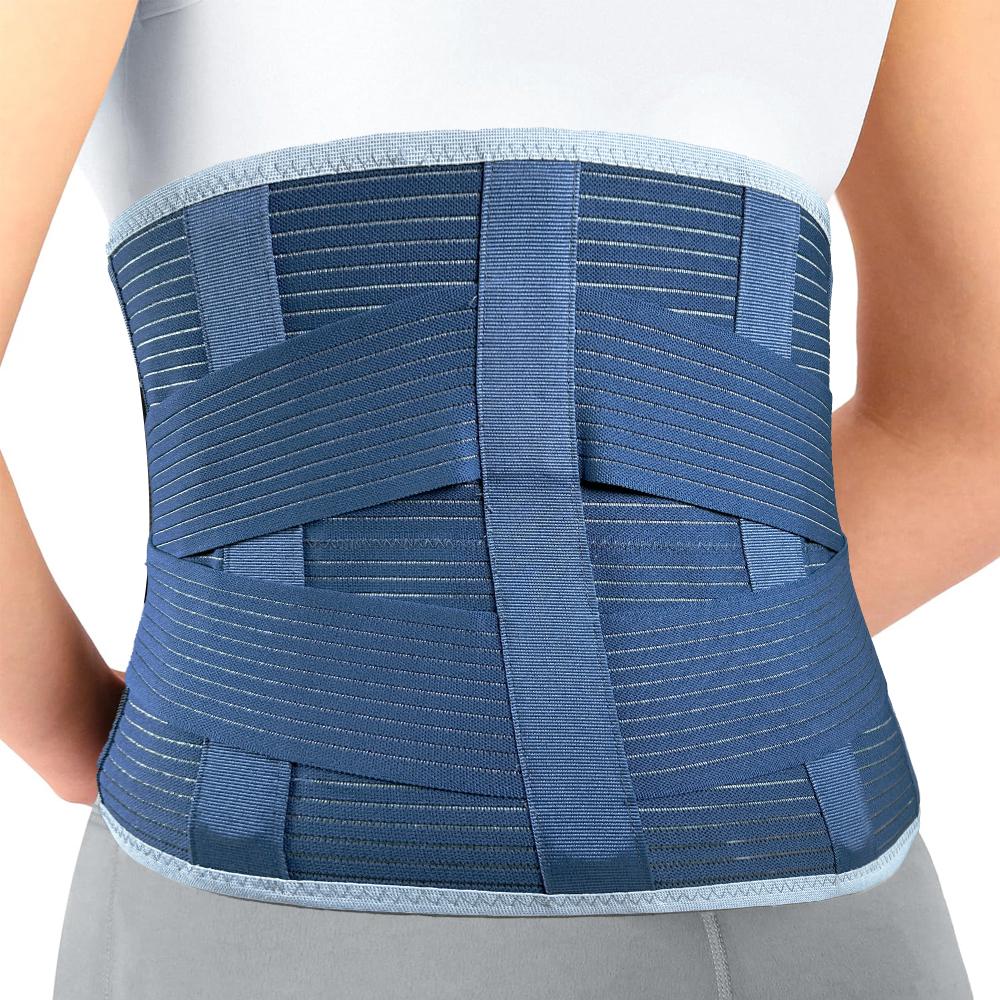 

Дышащий поясничный бандаж для поддержки талии, продукты для облегчения боли в пояснице, регулируемый поясной ремень, бандаж для седалищного нерва XXL