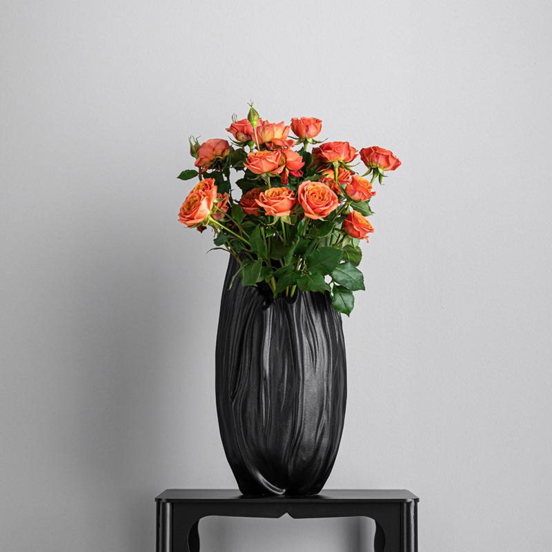 Xiaohongshu Keramisk Vas Kreativ Specialformad Blomsterarrangemang Prydnad Hem Skrivbordsdekoration Hantverk