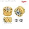 High Precisions 3D Printer Gear Set for K2 Plus Smooth Operation Metal Construction Reduces Printing Failures