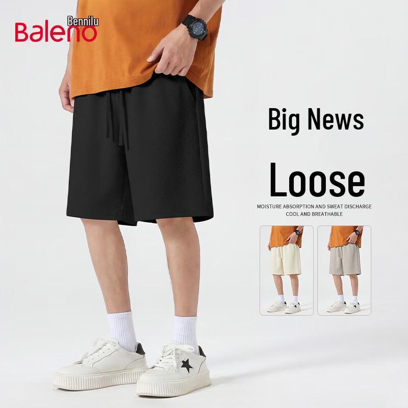 Baleno Men s Summer Solid Casual Bermuda Shorts 3XL