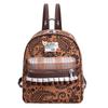 Mochila de Nylon Estilo Urbano con Estampado de Leopardo Cosido Para Uso Diario y Desplazamientos