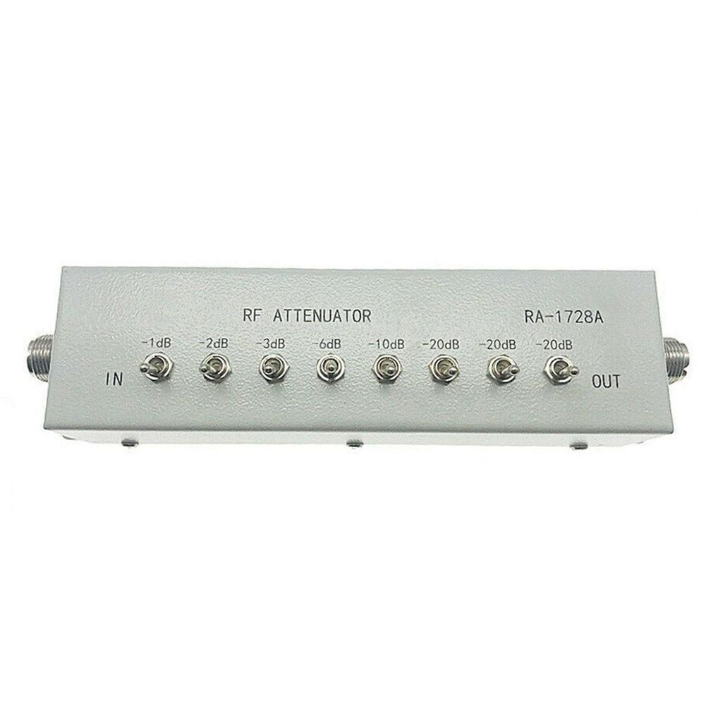 1 X  0 - 82DB VARIABLE/ STEP ATTENUATOR 50 OHM For Ham Radio Transmitter Etc#