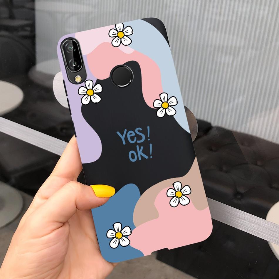 For Huawei P20 Lite Case Nova 3e ANE-LX1 ANE-LX2 Cute Cartoon Candy Color Silicone Phone Cases For Huawei P20lite Soft TPU Cover