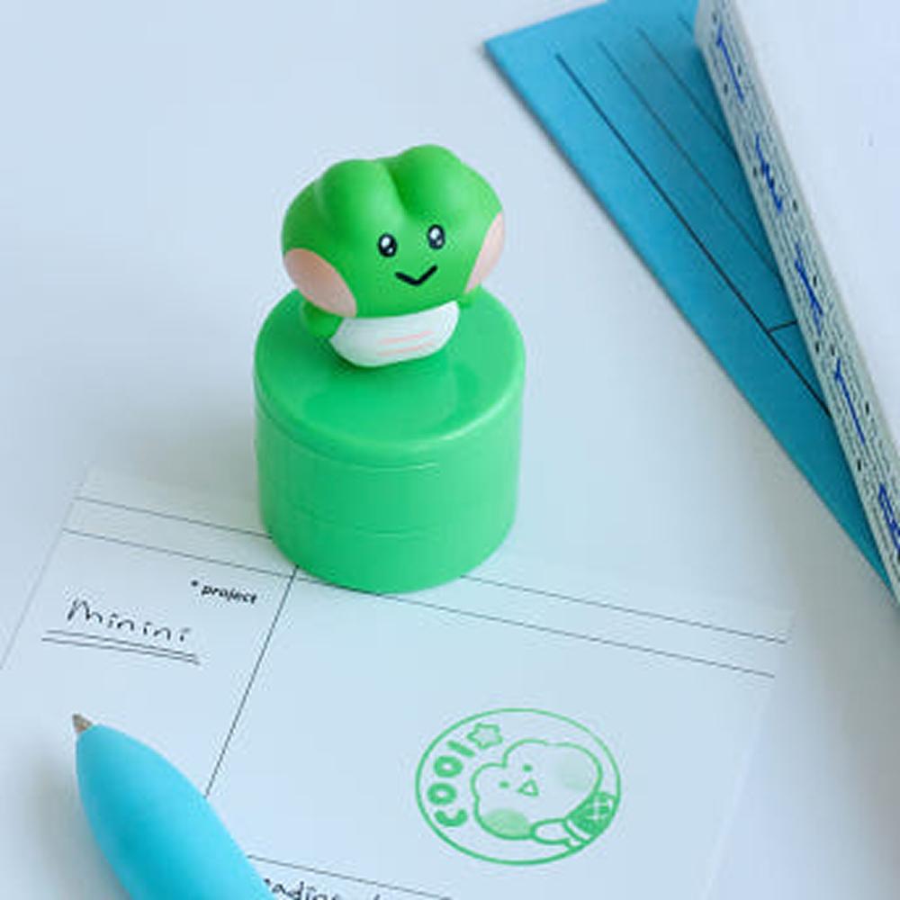 LINE FRIENDS Lennini Personaggio Rana Carina Diario per Bambini Timbro Peluche