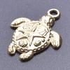 6pcs Real Gold Plated Ocean Animal Turtle Shell Conch Starfish Diy Charms For Jewelry Making Bulk Stainless Steel Charm Pendant