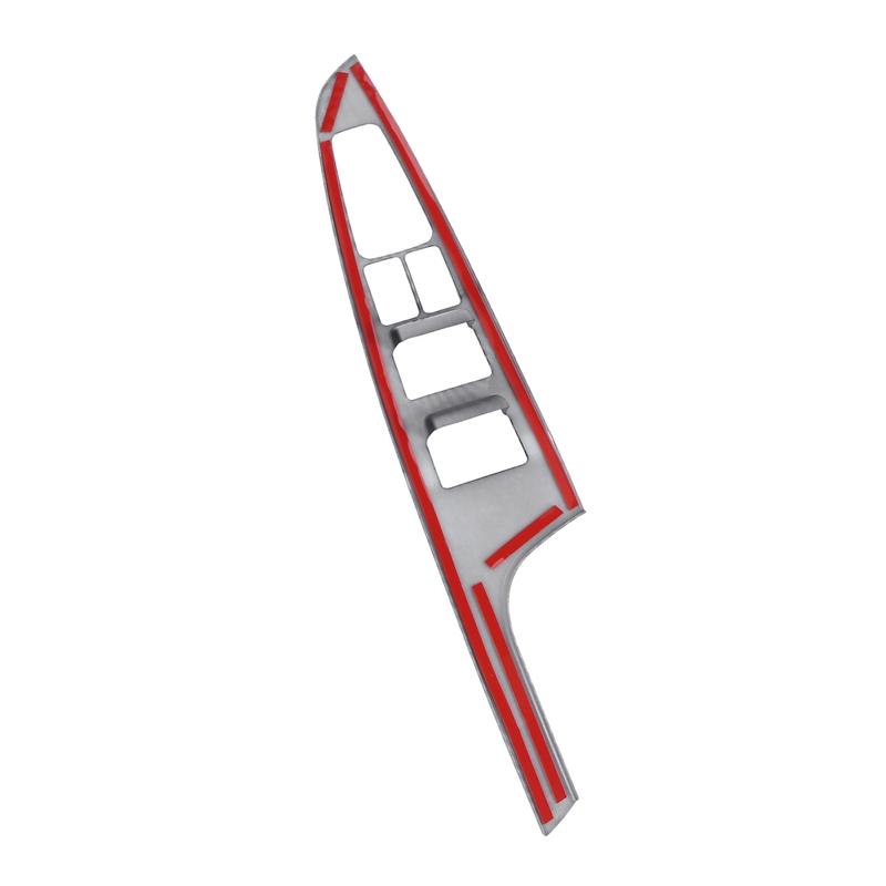 ABS Chrome Door Window Glass Panel Armrest Lift Switch Button Cover Trim for Hyundai Tucson 2015- Car Accessories Car Parts