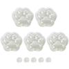 1/5Pcs Kawaii Cat Paw Hollow Skin Clear Diy Stress Relief Squeeze Toy Simulated Air Filled Slow Rebound Sensory Ball Gift