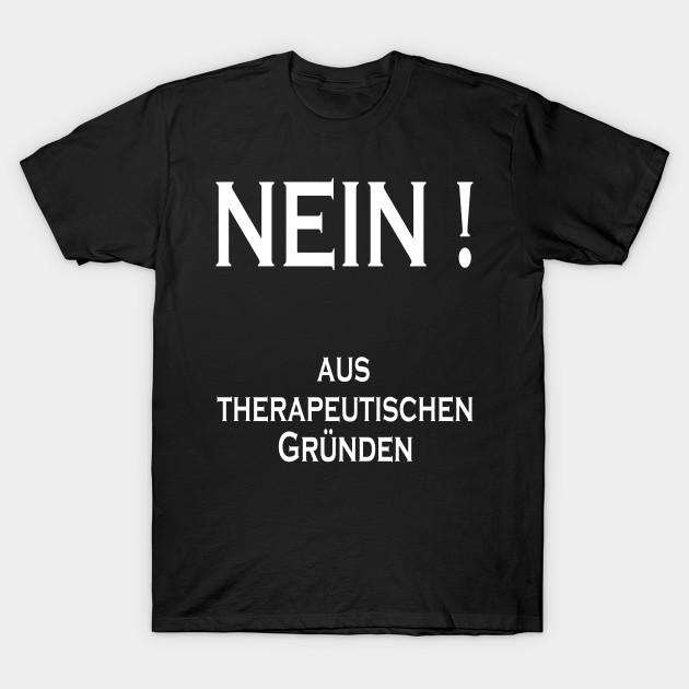 

Мужская черная футболка с принтом Super Large TShirt nein aus therapeutischen grunden смешная поговорка quot No-Cut Трансферная бумага с принтом Хлопковая футболка