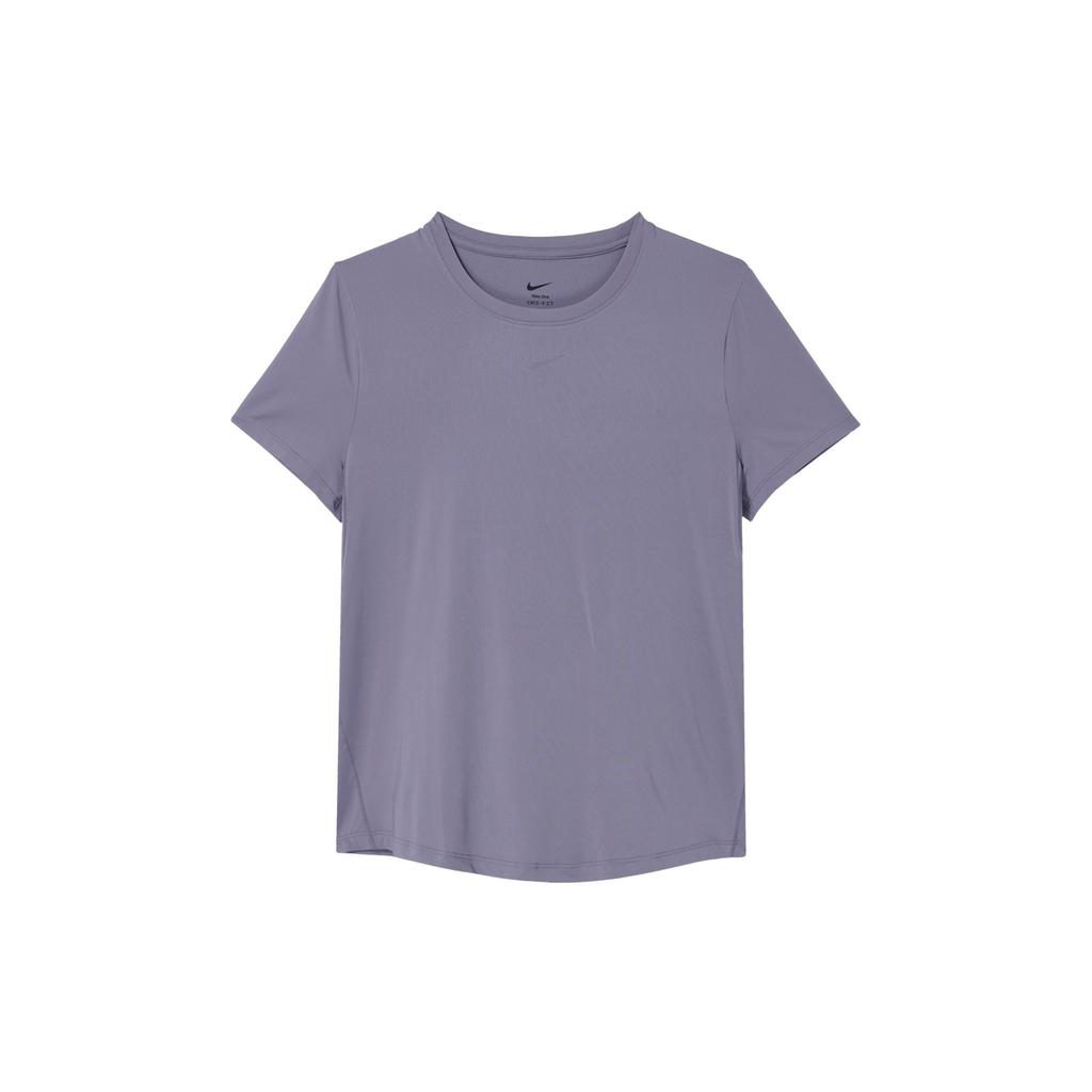 Nike Round Neck Casual Short Sleeve T-Shirt Women Tops Purple FN2799509