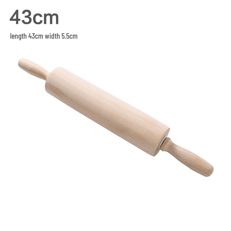 Solid Wood Baking Roller for Dumplings and Noodles