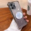 Shiny Star Stand Holder Case For Infinix Hot 40 Pro 30 30i 50 Pro+ Tecno Spark 20 Pro Shockproof Glitter Capa Cover with Ring
