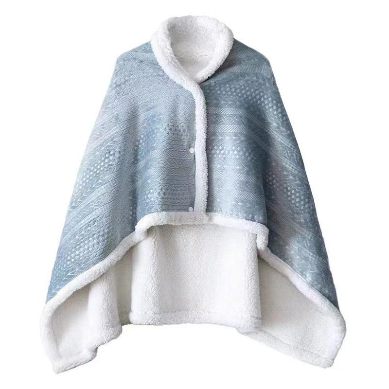 Berber Fleece Thick Warm 85X120Cm Office Home Nap Blanket Shawl Blankets Cape Composite Lamb Wool Reinforced Warm Blanket