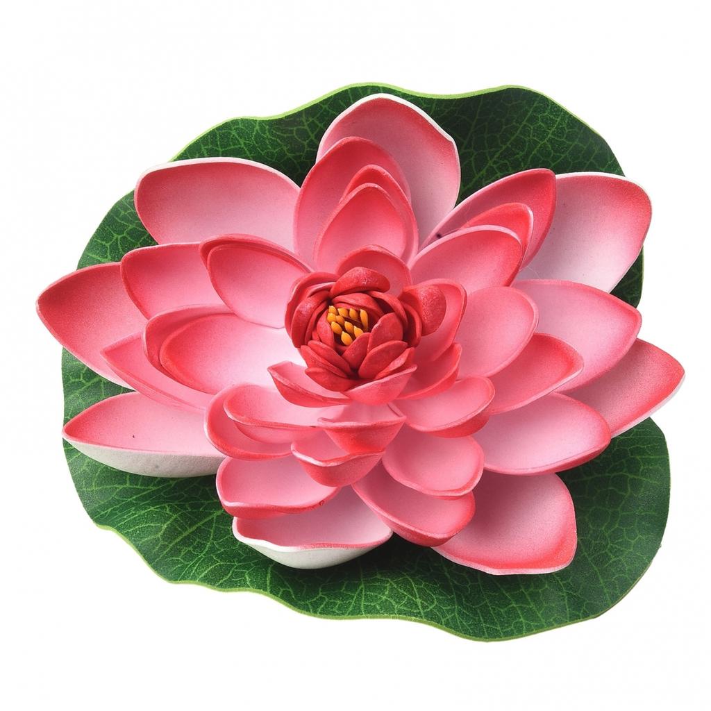 18cm Wasserlilie DIY Heim Outdoor Deko Lotusblume