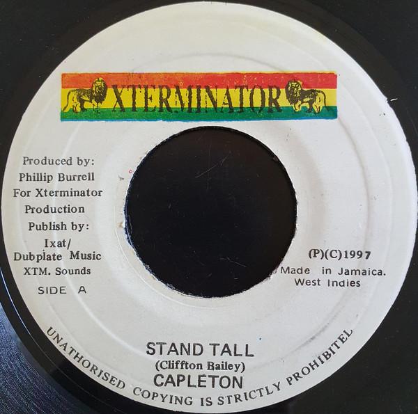 

7inch Record CAPLETON Stand Tall NONE XTerminator 1977 Jamaica Reggae Ska Dub Used