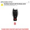 GLC GLB Alloy Leather Car Key Case Cover Shell For Mercedes Benz A B R G Class GLK GLA GLC GLR W204 W251 W463 W176 Protector Ac