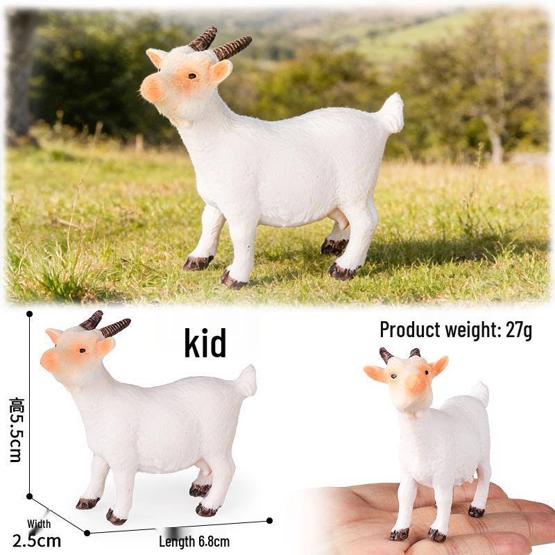 Cross-Border Christmas Wildlife Toy Set: White-tailed & Sika Deer Static Model