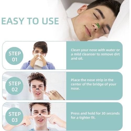 Children's Nasal Strips, Breathing Strips, Nasal Breathing Strips, Anti-Snoring Nasal Strips, Nostril Dilation Tapes, Sleep-Friendly Nasal Strips for