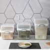 To Use With Lid Space Saving Grain Storage Tank Rice Container Kitchen Storage Box Flour Bucket