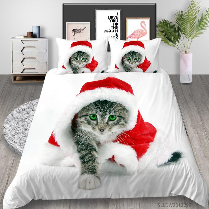 Home Bedding Set Queen King Full Size Double Bed Animal Print Black Background Quilt Cover and Pillowcase Soft Quilt Cover