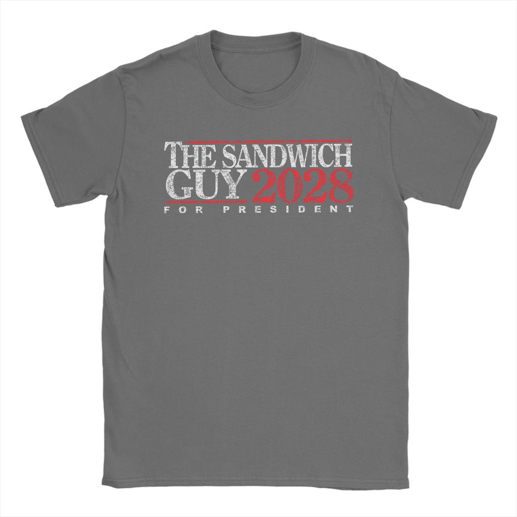 Dc Sandwich Guy Men's T Shirts  Cool Tees Short Sleeve Round Neck T-Shirt 100% Cotton Plus Size Clothes