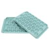 Ice Cube Tray Round 33 Grids Ice Cube Mold with Lid Food Grade PP Ice Ball Maker Mold for Office