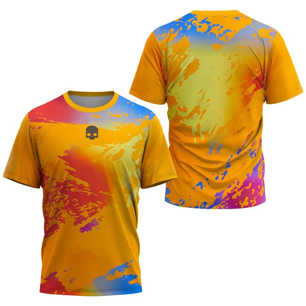 Lebka Rychleschnoucí Tričko City Padel Vysoce kvalitní sací triko na trénink tenisu Oblečení Nové letní pánské volné sportovní top tričko