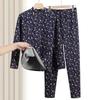 Men's Casual Long Sleeve 7/8 Pants Set