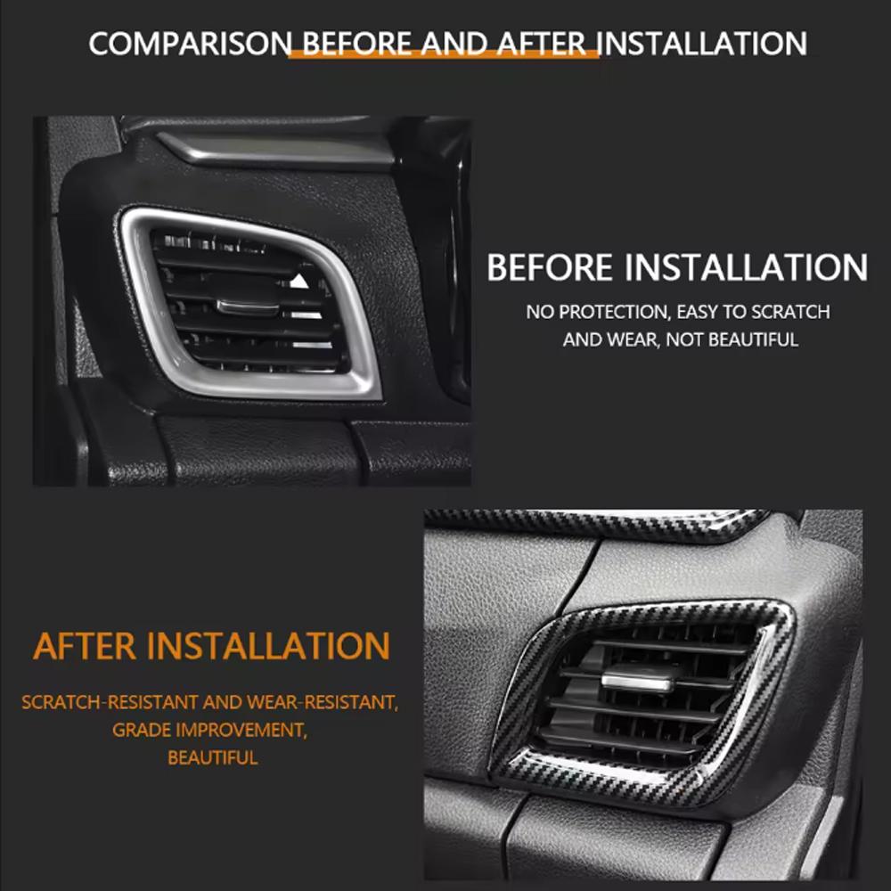 Car Front Air Outlet Cover For Isuzu Dmax D-max 2026 2026 2026 2026 AC Vent Sticker Decoration Trim Interior Accessories