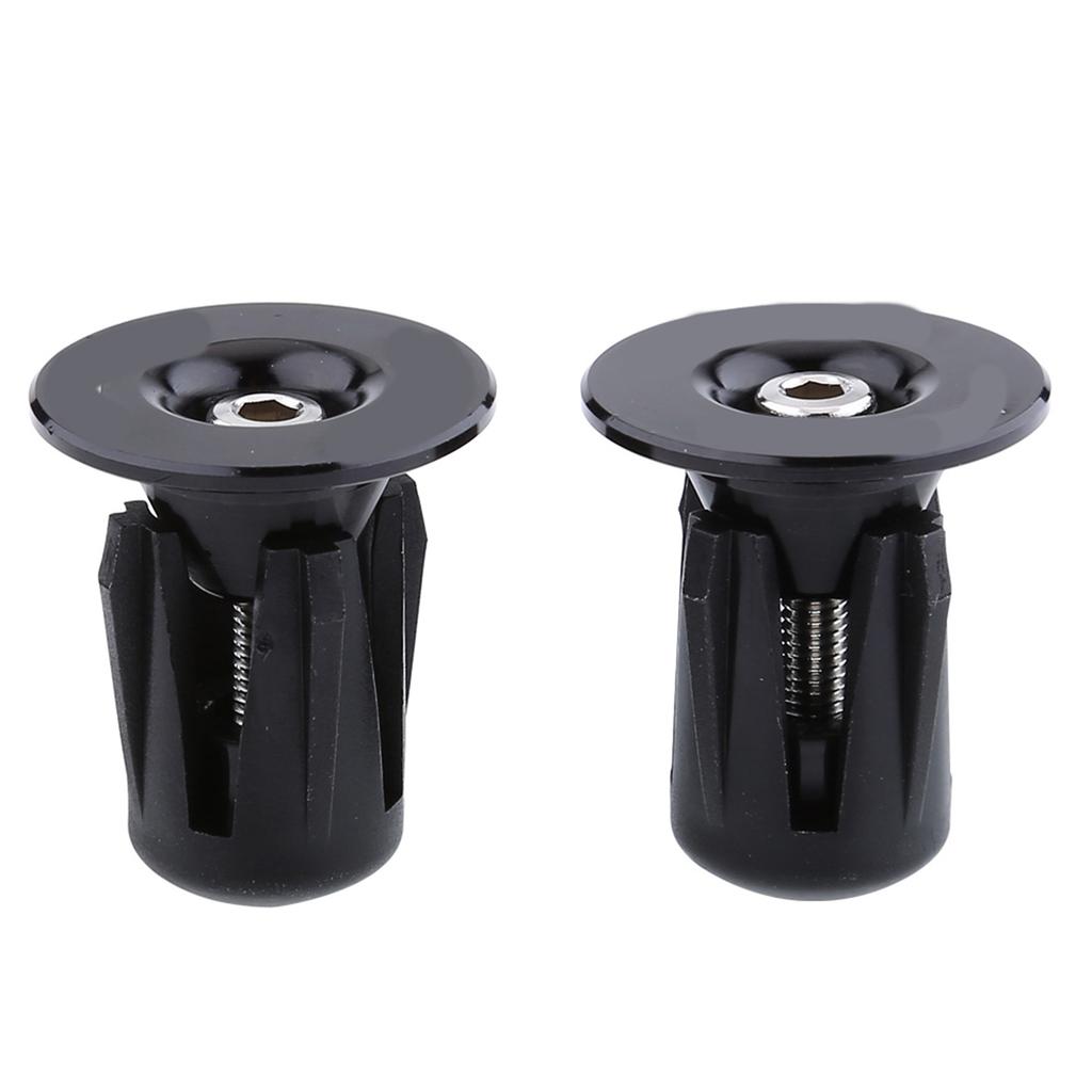 2pcs Colorful Aluminum Bike Bicycle Handlebars Bar Grips End Plugs Caps Bike Accessory