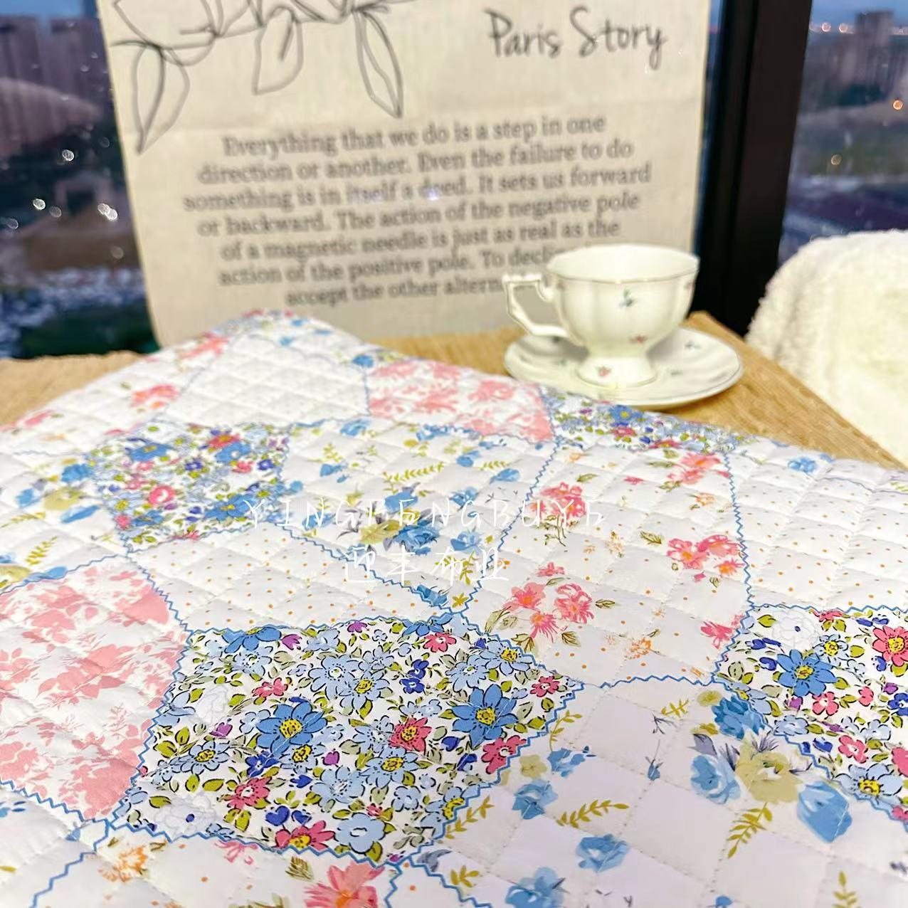 

40 штук Стеганый хлопок Корейская цветочная ткань для осенне-зимних курток 1 piece 95cm