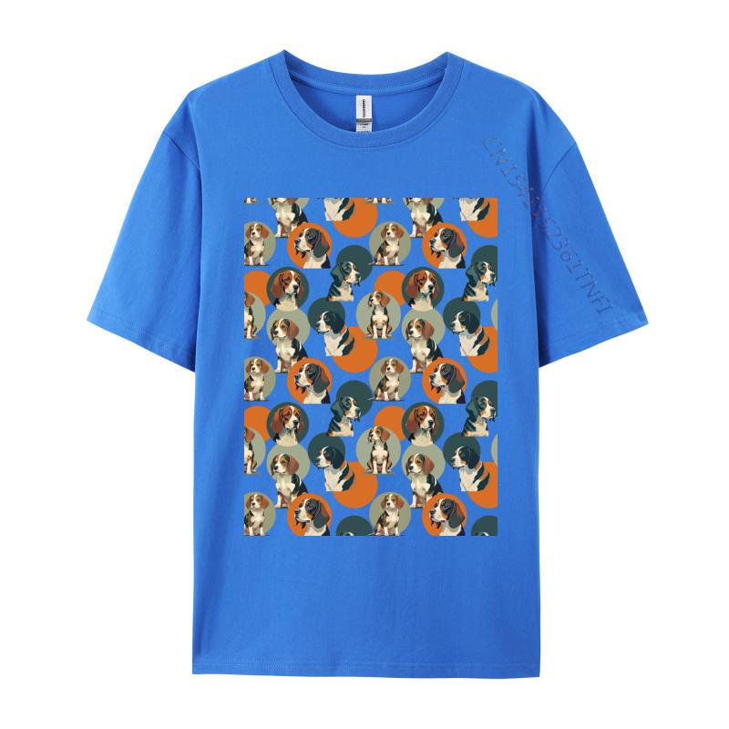 Beagle Dog Tshirt Funny Adult Tee Premium Cotton Young TShirt Classic TShirt Hiphop Streetwear Basic