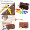 Wooden Bug Catching Game For Kids Ages 3 To 6 With Magnetic Fishing And Insect Grabbing Fun