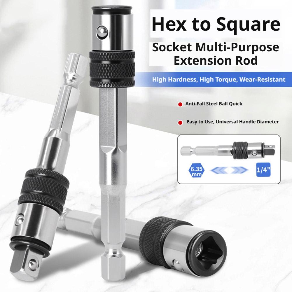 1pc Hex Socket Converter Hex Shank Adapter Drill Bit Converter for Rotary Hammer To Impact Drill Conversion Tool