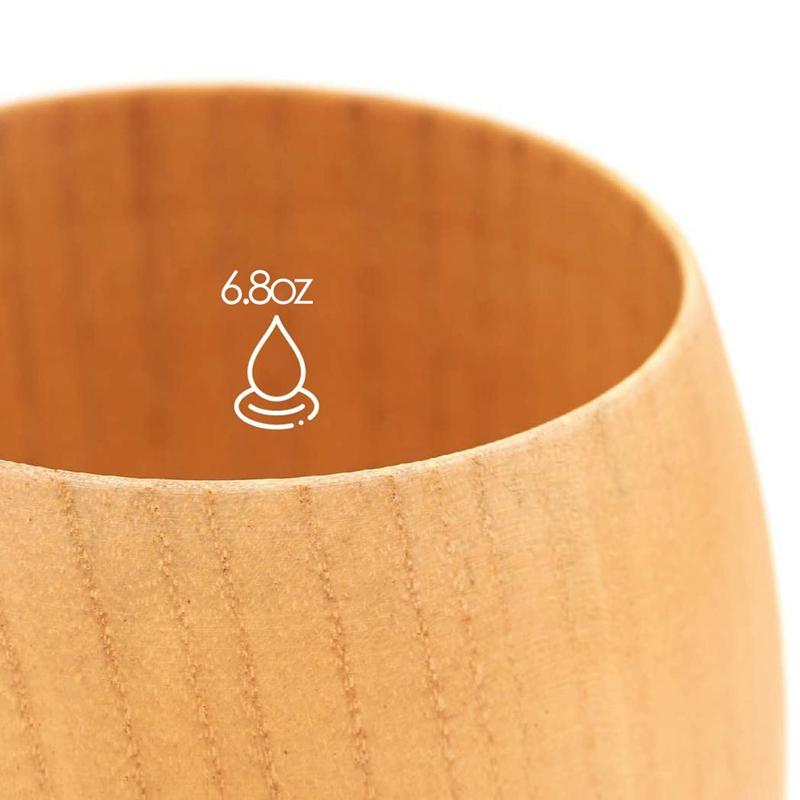 Yerba Mate Set aus Holz Teetasse Trinken mit Bombilla-Strohhalm und Reinigungsbürste 200ml