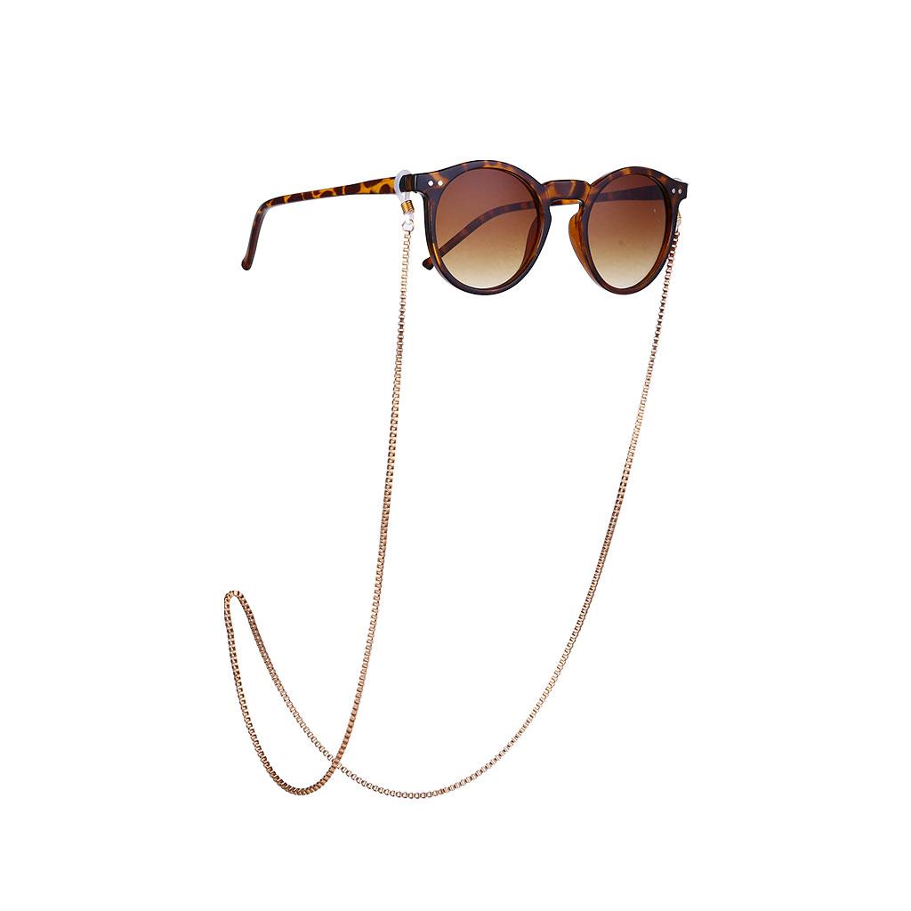 Simple Screw Glasses Chain Square Buckles Anti-falling Sunglasses Eyeglass Cord