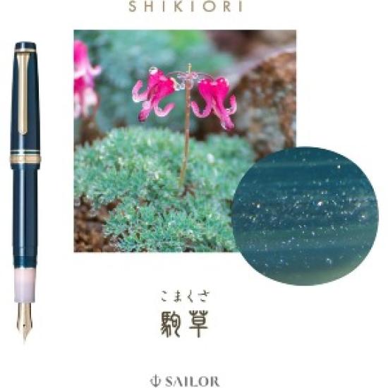 Sailor SHIKIORI SANSUI Fountain Pen KOMAKUSA MF Nib 11-2050-302 with Converter