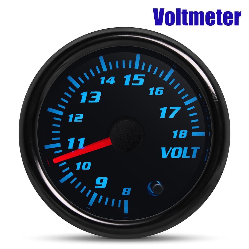 52mm 7 Color in 1 Racing Gauge Turbo Boost Gauge Bar PSI 2 Inch Water Temperature Oil Temp Volt Fuel Press Gauge Tachometer